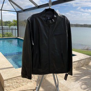 INC Genuine Leather Jacket Size XL